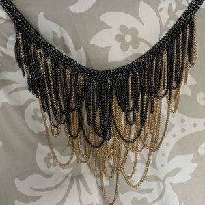 Kendra Scott Jewelry - Kendra Scott Gold Gunmetal Fringed Margot Necklace Kendra Scott Jewelry - Kendra Scott Gold Gunmetal Fringed Margot Necklace